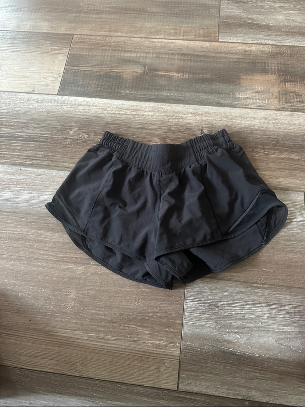 lululemon athletica Black Layered Running Shorts